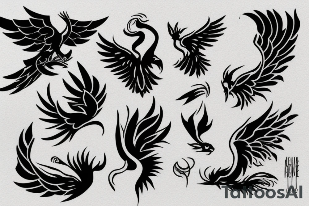 phoenix tattoo idea