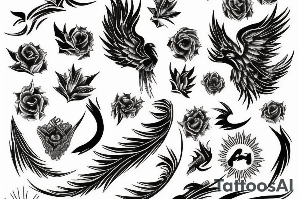 phoenix tattoo idea