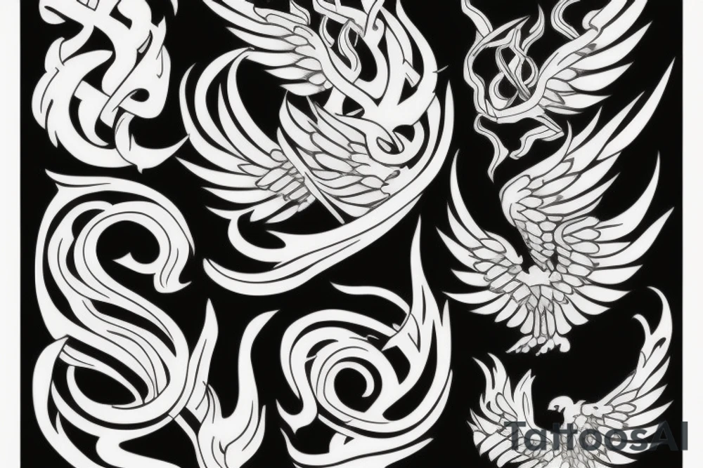 phoenix tattoo idea