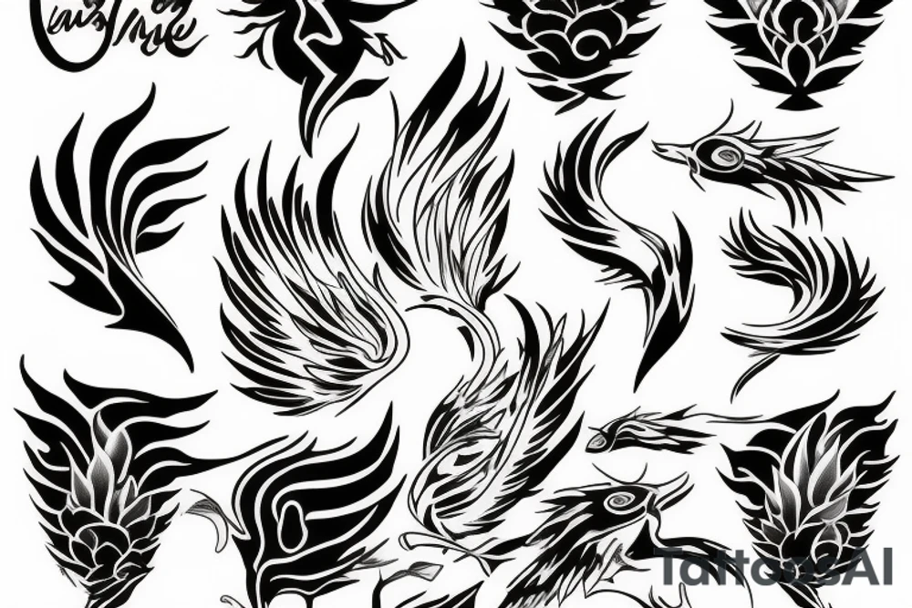 phoenix tattoo idea