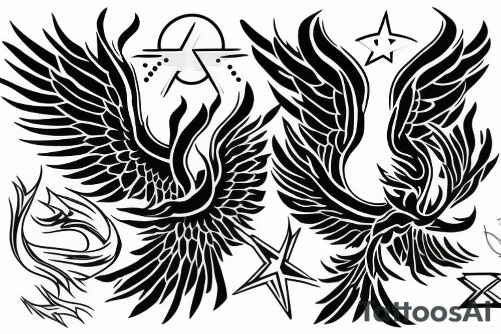 phoenix tattoo idea