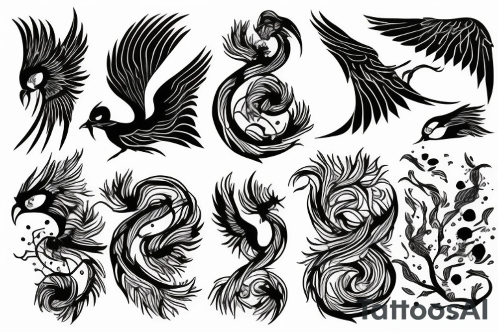 phoenix tattoo idea