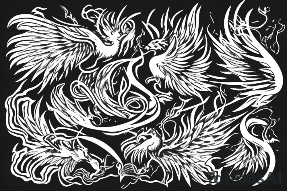 phoenix tattoo idea