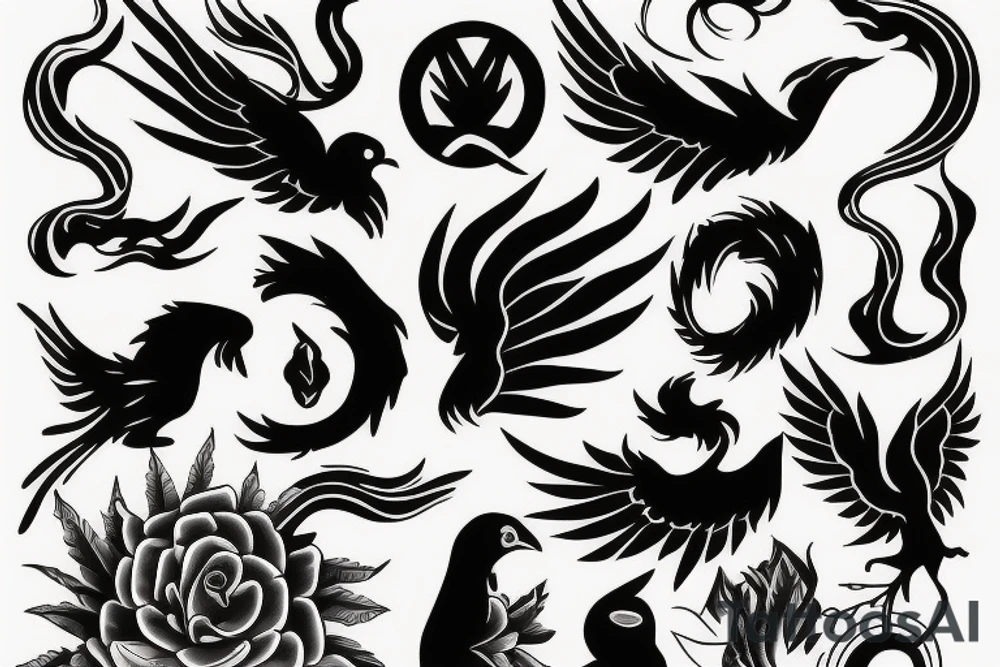 phoenix tattoo idea