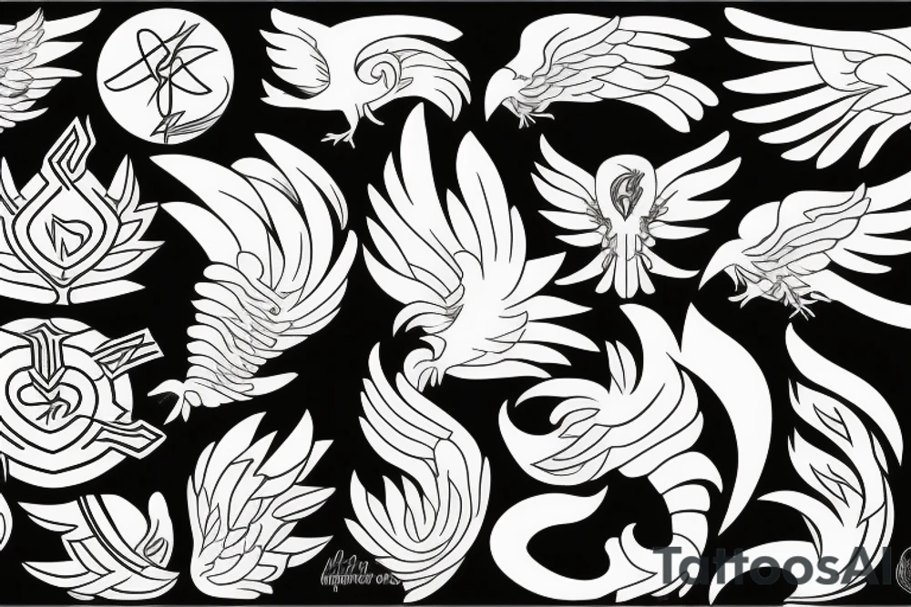 phoenix tattoo idea