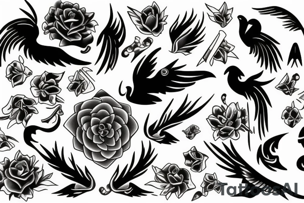 phoenix tattoo idea