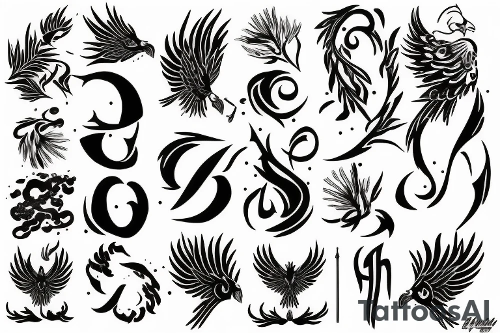 phoenix tattoo idea