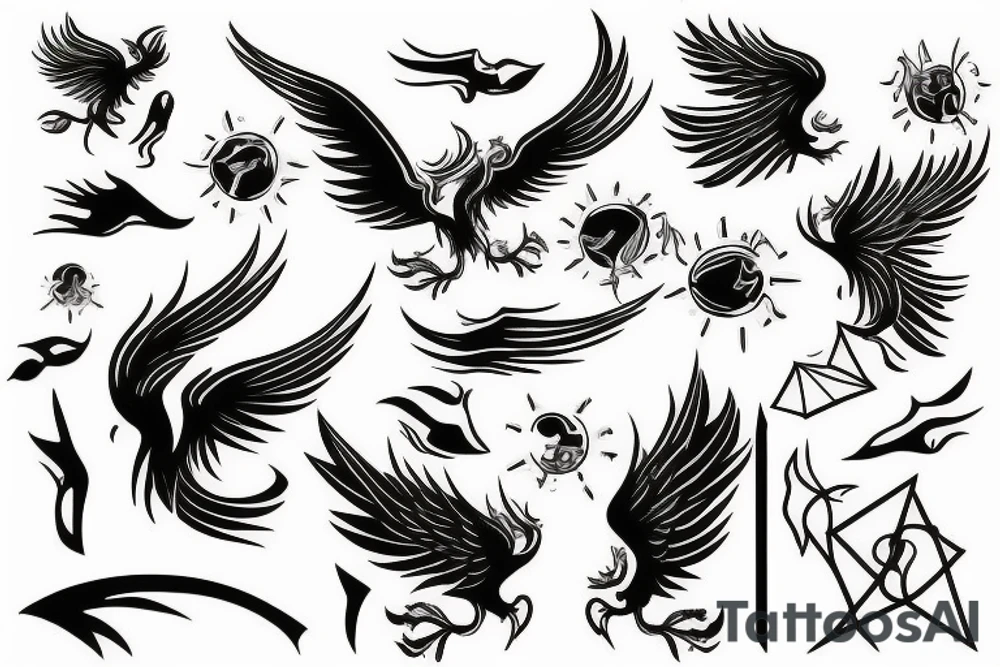 phoenix tattoo idea