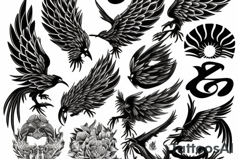phoenix tattoo idea