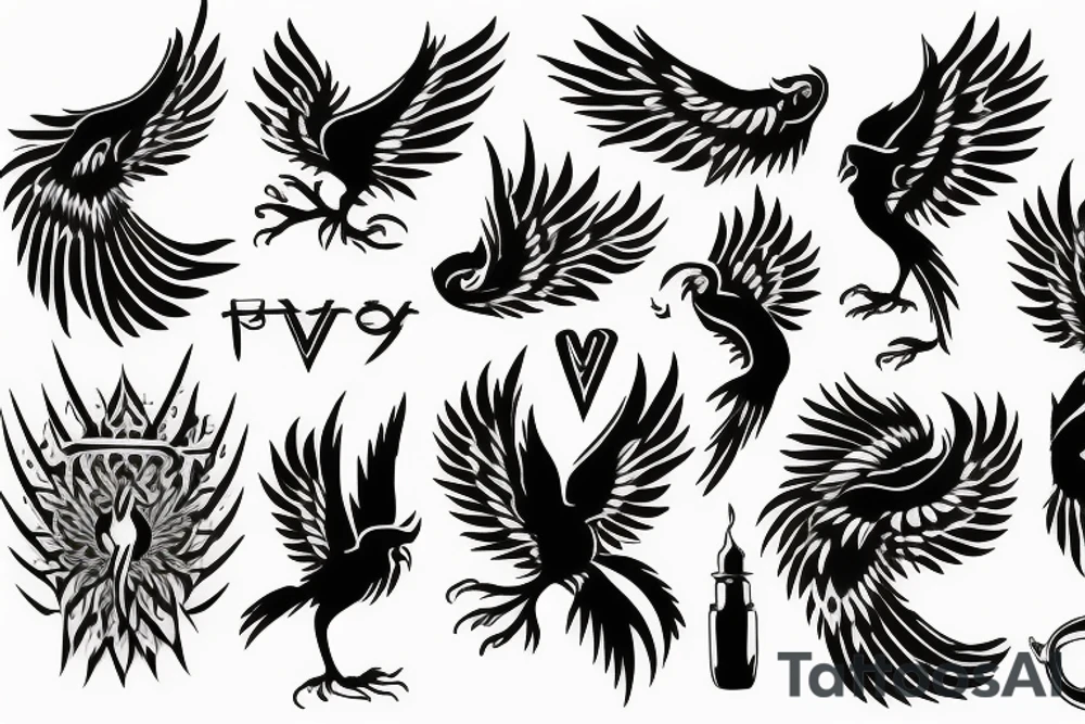 phoenix tattoo idea