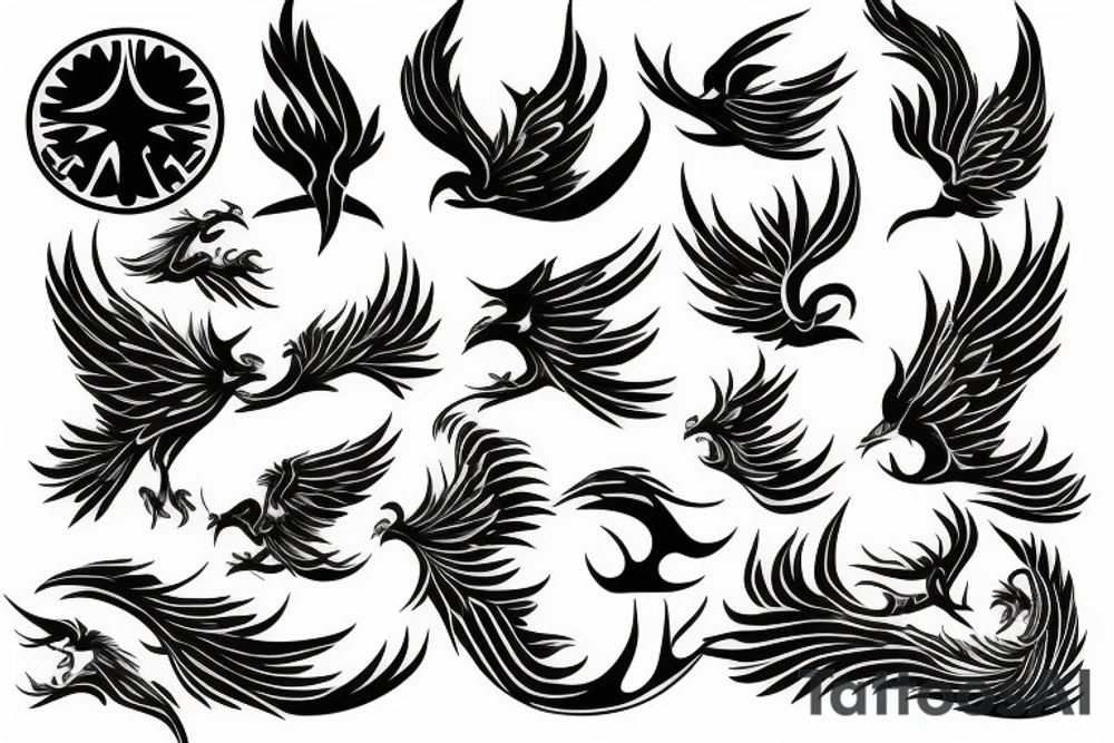 phoenix tattoo idea