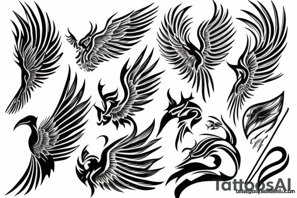 phoenix tattoo idea