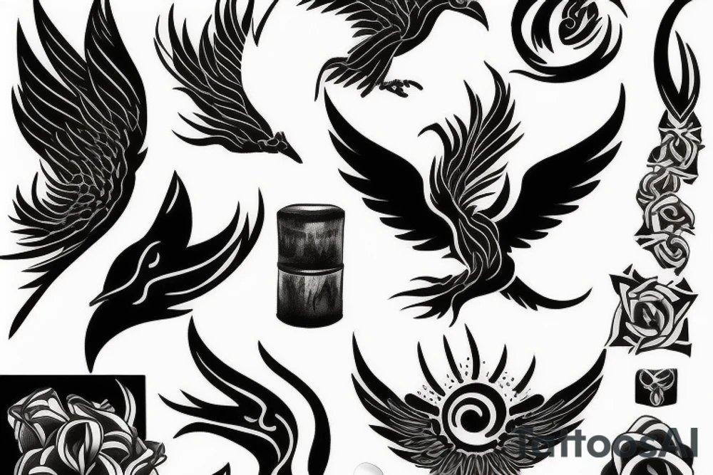 phoenix tattoo idea