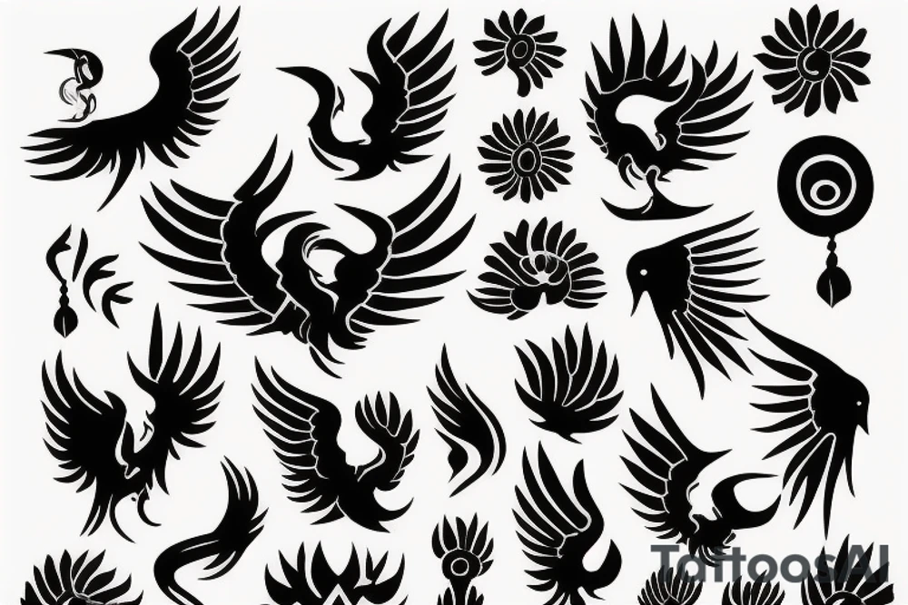 phoenix tattoo idea