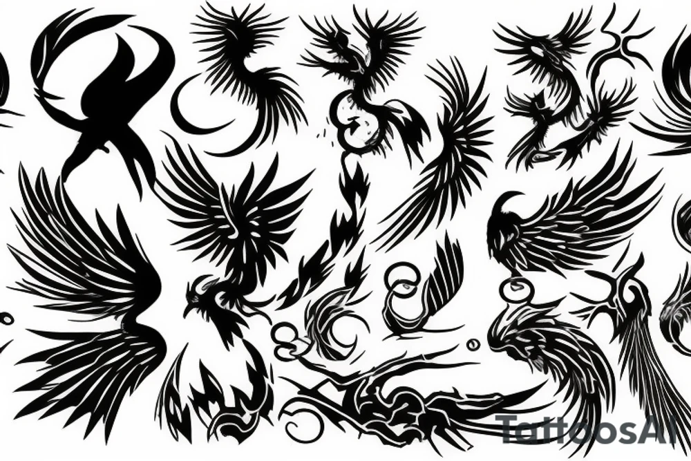phoenix tattoo idea