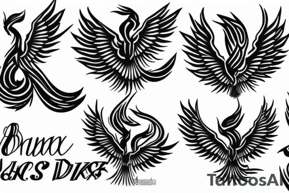 phoenix tattoo idea