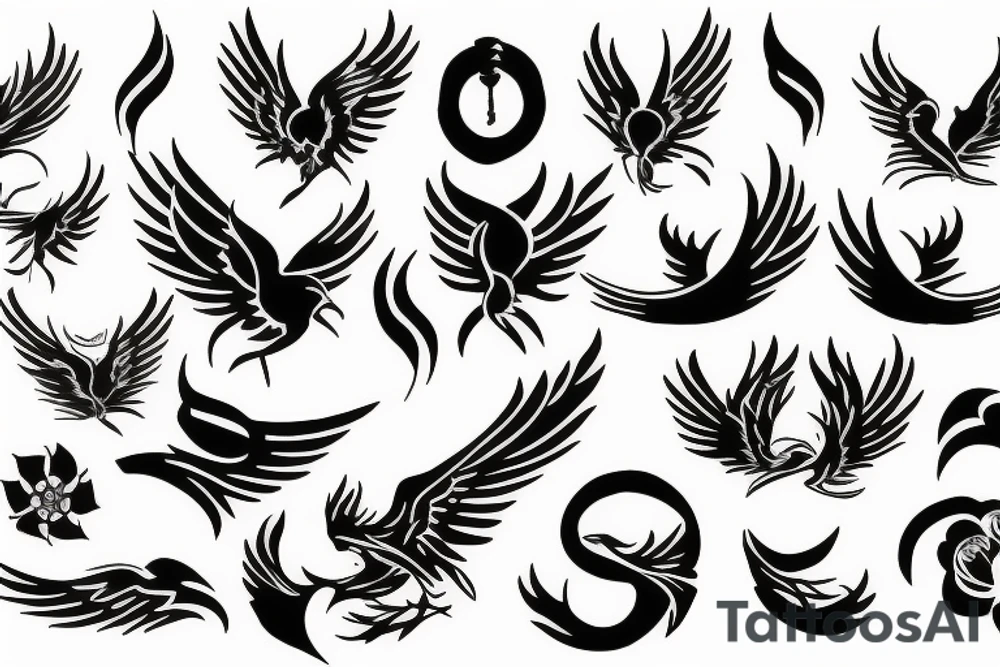 phoenix tattoo idea