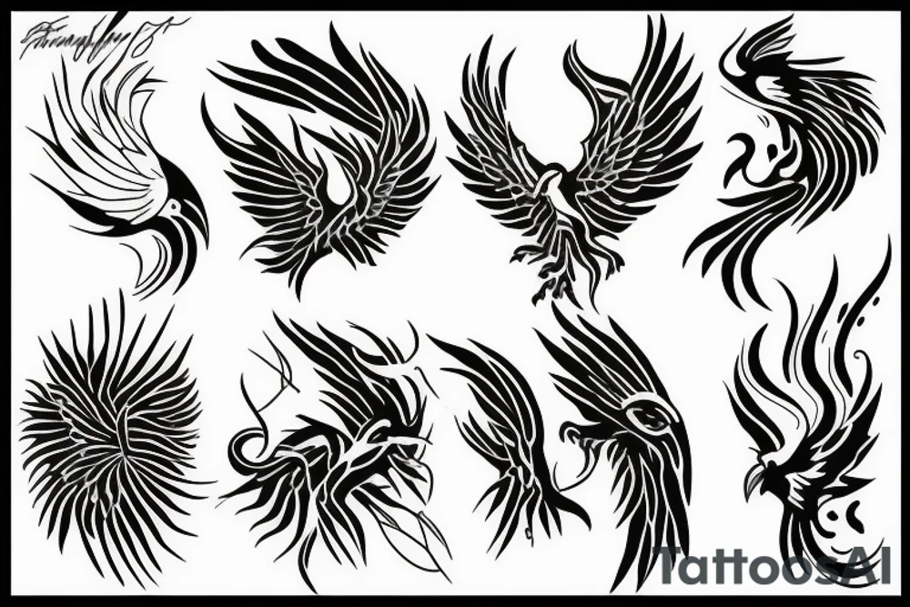 phoenix tattoo idea