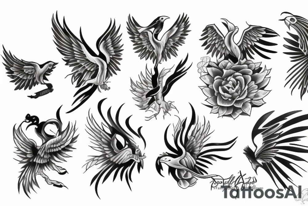 phoenix tattoo idea