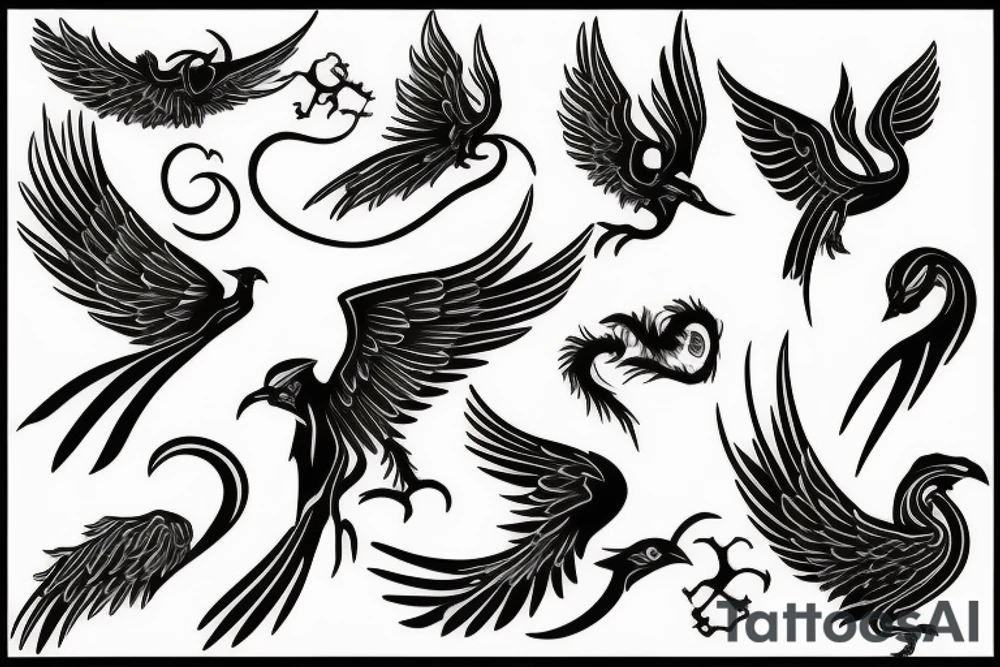 phoenix tattoo idea