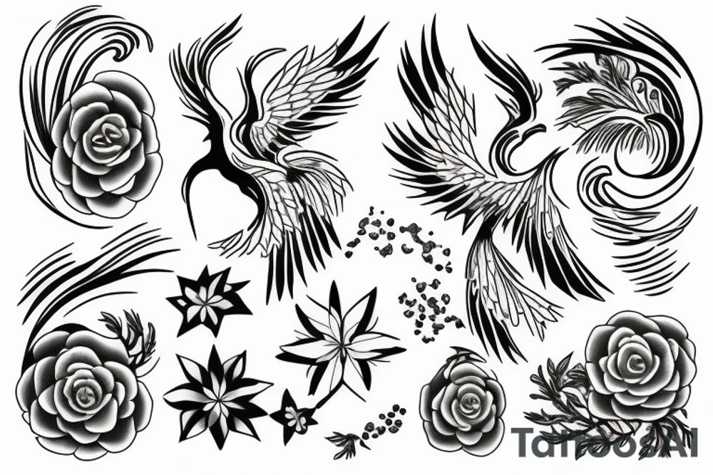 phoenix tattoo idea