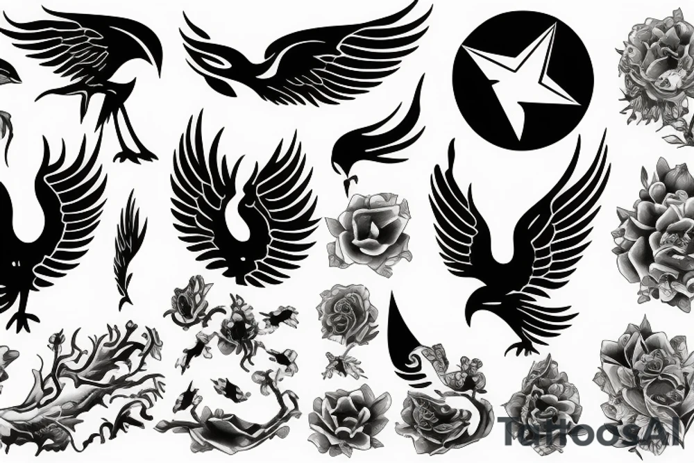 phoenix tattoo idea