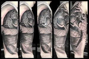 marine turtle tattoo idea