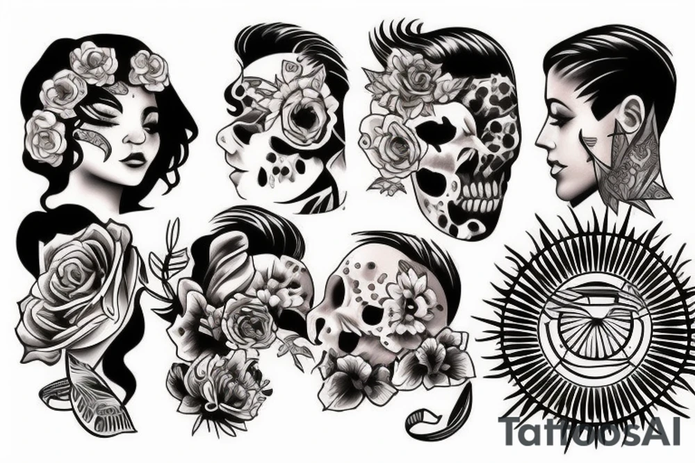 Sunrise tattoo idea