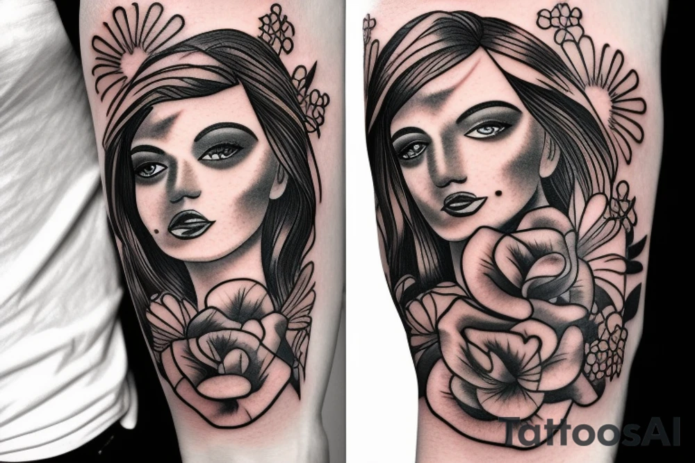 Sunrise tattoo idea