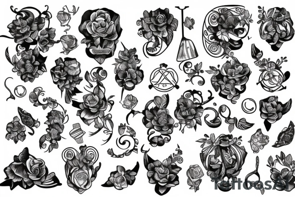 Initials LMBJ tattoo idea