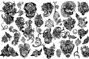 Initials LMBJ tattoo idea