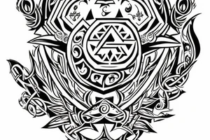 hyrule crest tattoo idea