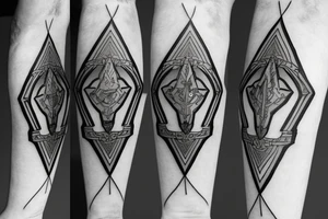 the master sword as a lightsaber tattoo idea