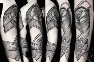the master sword as a lightsaber tattoo idea