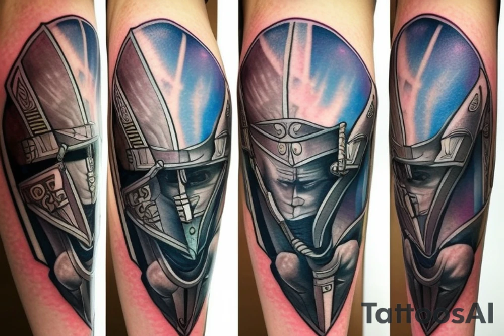 the master sword as a lightsaber tattoo idea