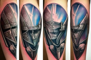 the master sword as a lightsaber tattoo idea