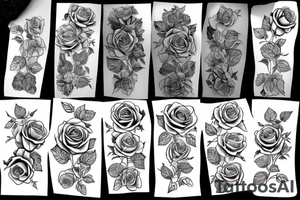 A Rose tattoo idea