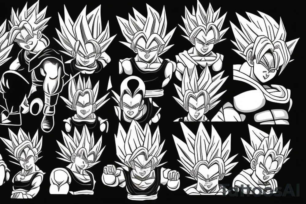 gohan dragonball z tattoo idea