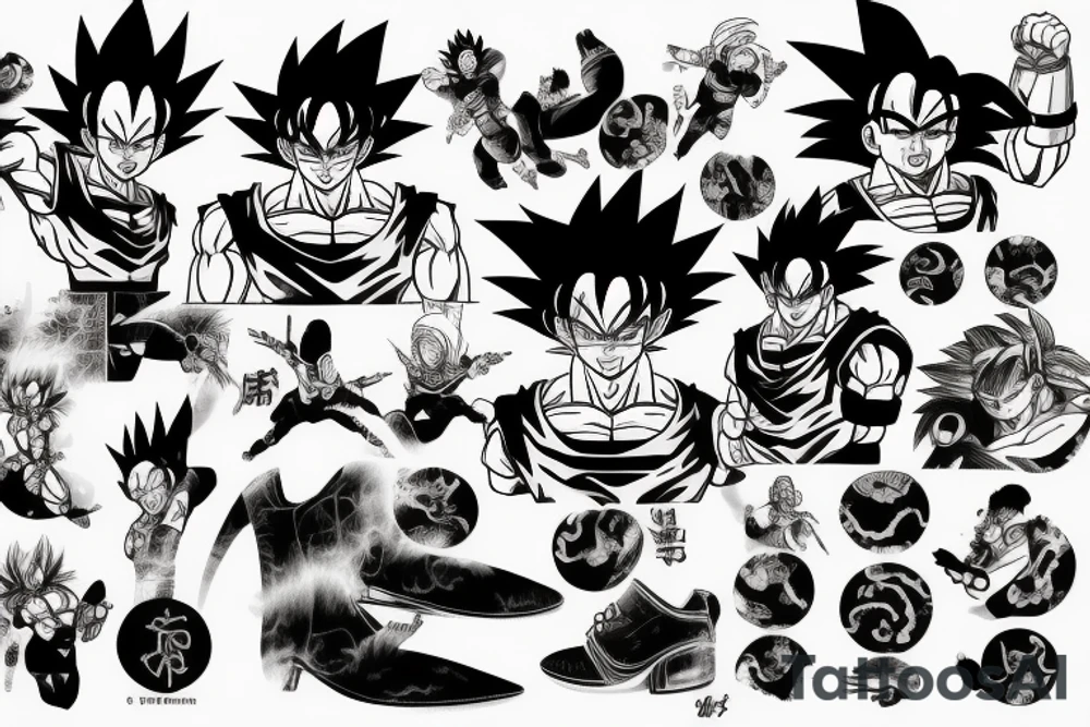 dragonball z tattoo idea
