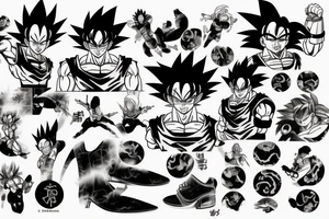 dragonball z tattoo idea