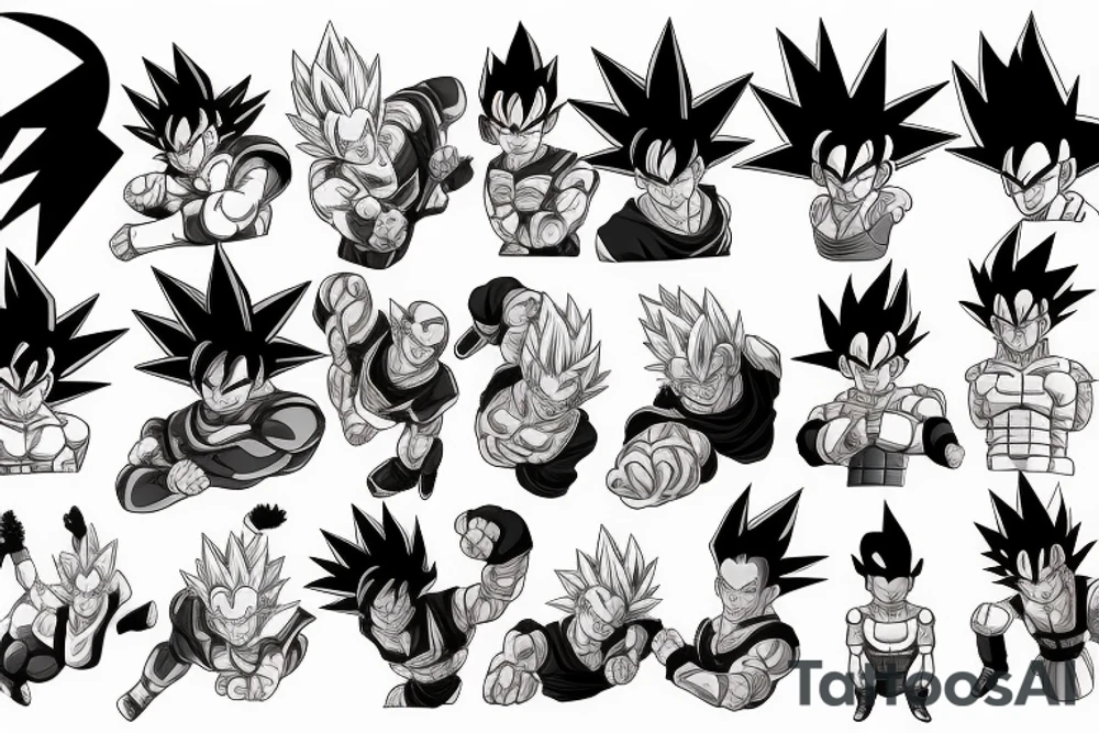 dragonball z tattoo idea
