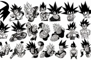 dragonball z tattoo idea
