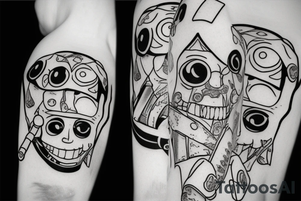one piece trafalgar law tattoo idea