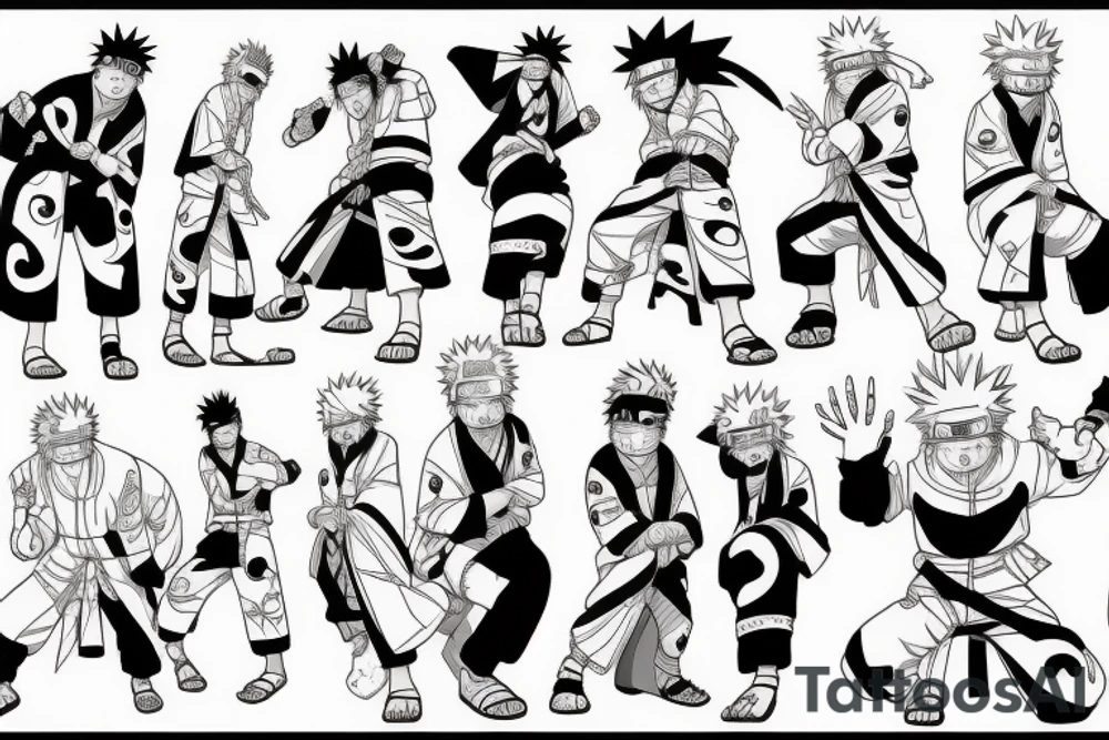 Naruto with jiraiya tattoo idea