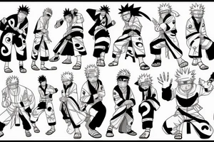 Naruto with jiraiya tattoo idea