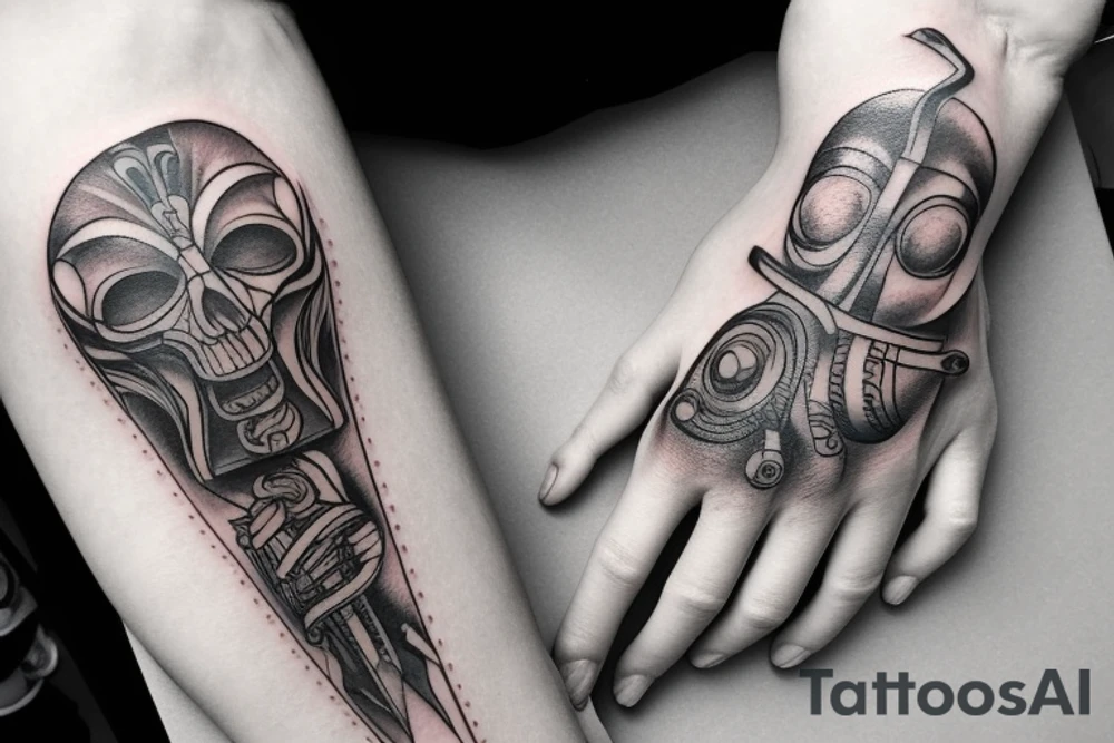 Hand tattoo tattoo idea