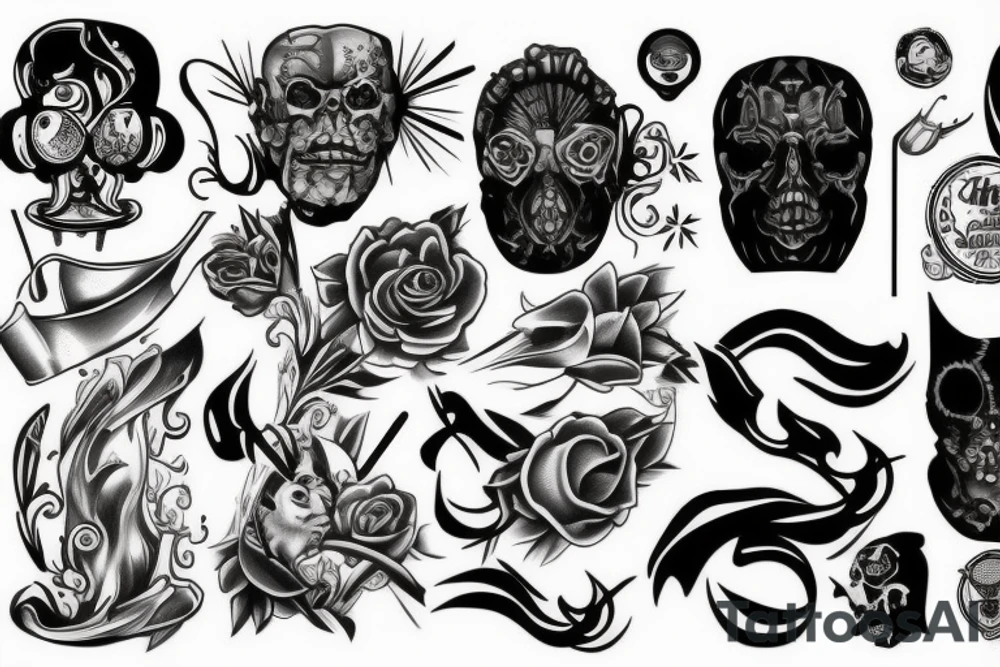 Blow steam in the face of the beast tattoo idea