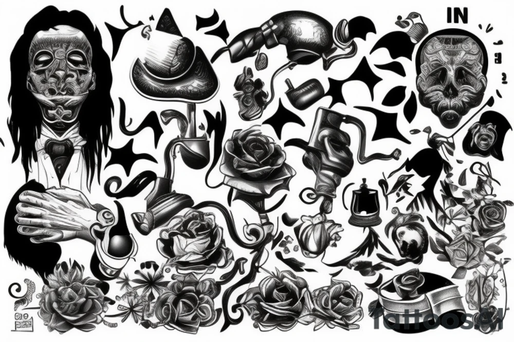 Blow steam in the face of the beast tattoo idea