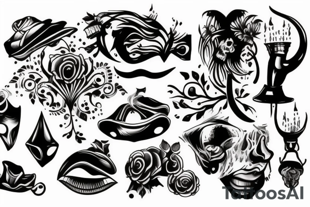 Blow steam in the face of the beast tattoo idea