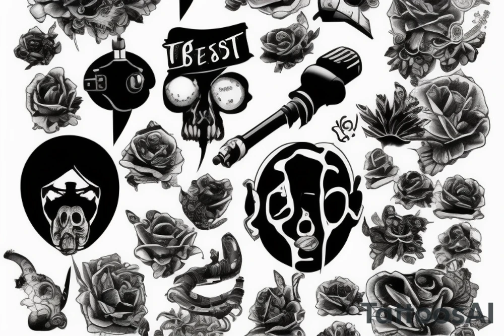 Blow steam in the face of the beast tattoo idea